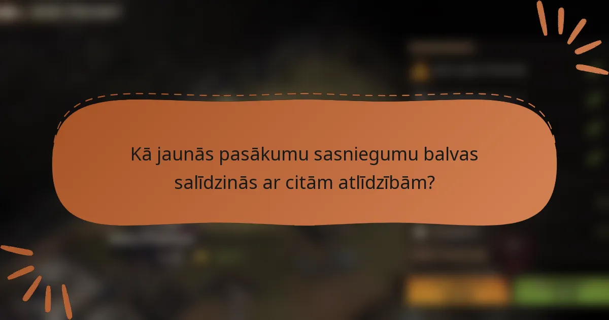 Kā jaunās pasākumu sasniegumu balvas salīdzinās ar citām atlīdzībām?