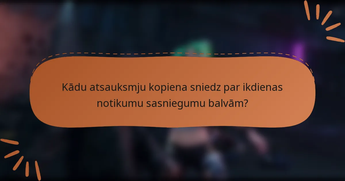 Kādu atsauksmju kopiena sniedz par ikdienas notikumu sasniegumu balvām?